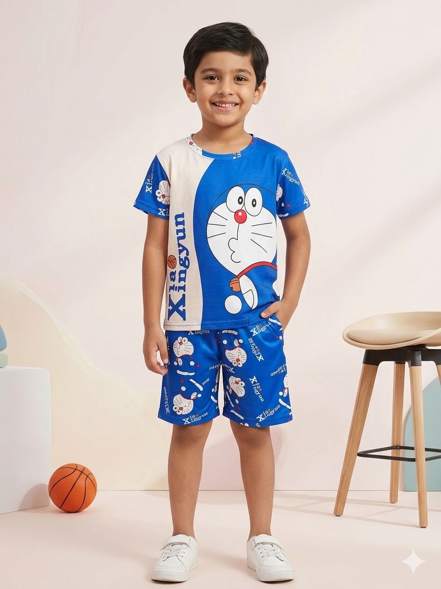 Blue Kids' Nightwear Set
