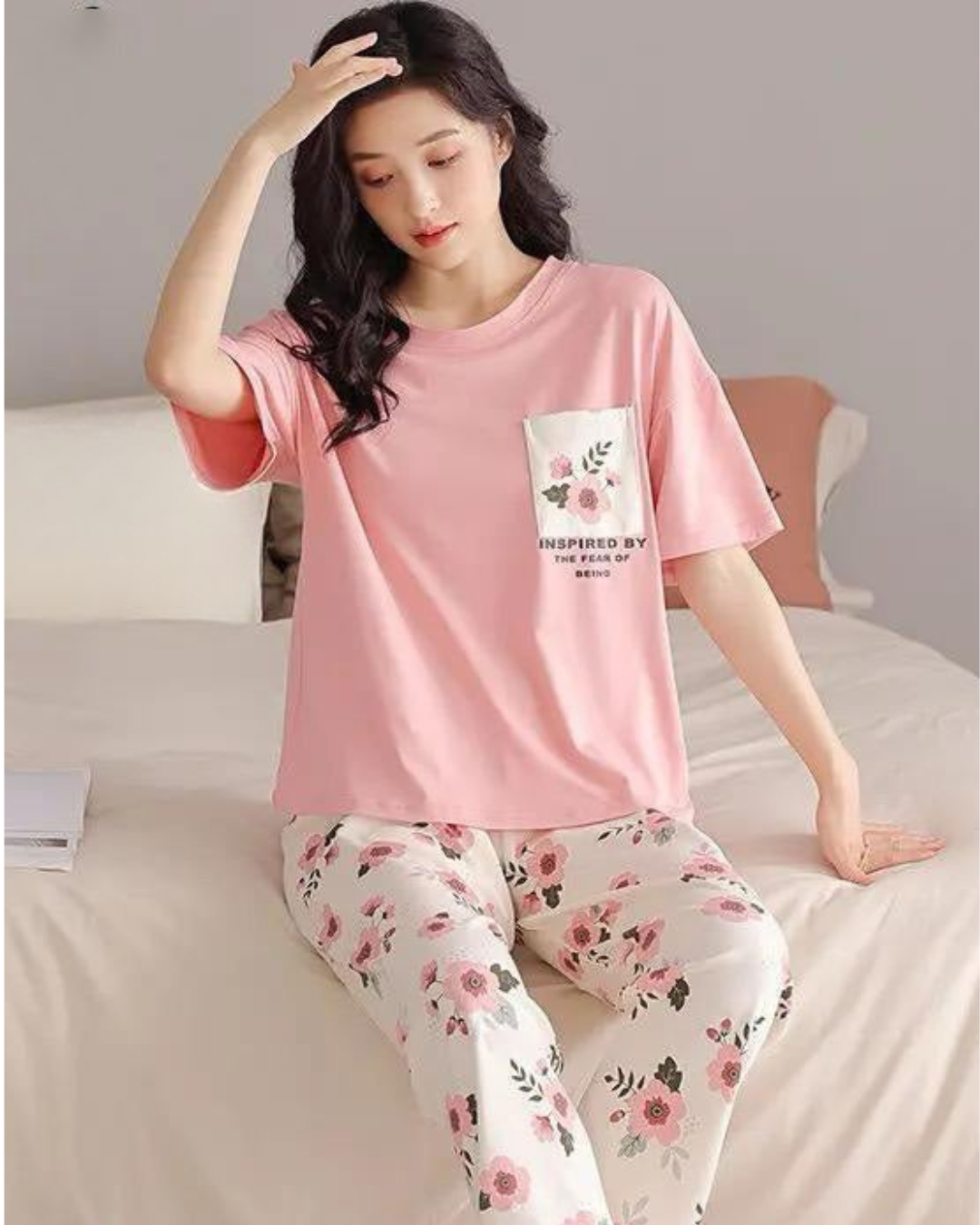 Pack of 3 Women's Cotton Jersey Night Suits