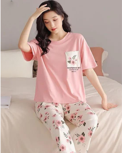 Pack of 3 Women's Cotton Jersey Night Suits