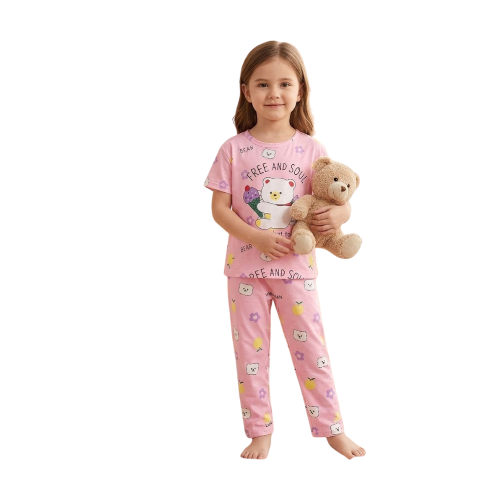Kids Nightwear Set – Imported Model Cotton Sleepwear for Baby