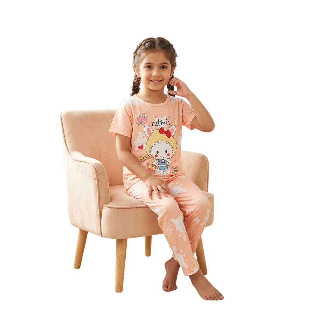 Kids Nightwear Set – Imported Model Cotton Sleepwear for Baby