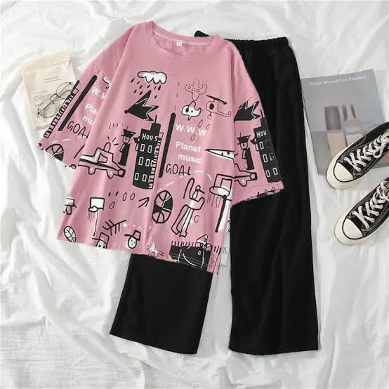 Night Suit for Women – Soft Jersey Fabric Comfortable Sleepwear Set