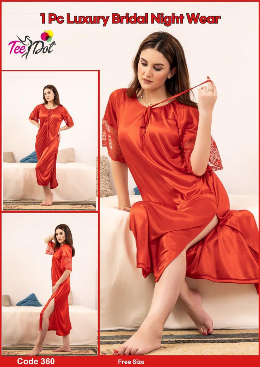 Premium Silk Jersey 1 Piece Nightwear – Soft Sleepwear