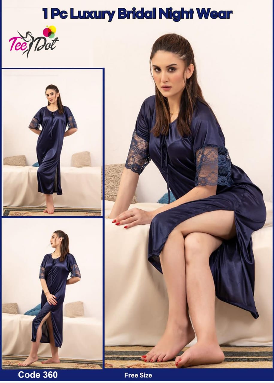 Premium Silk Jersey 1 Piece Nightwear – Soft Sleepwear