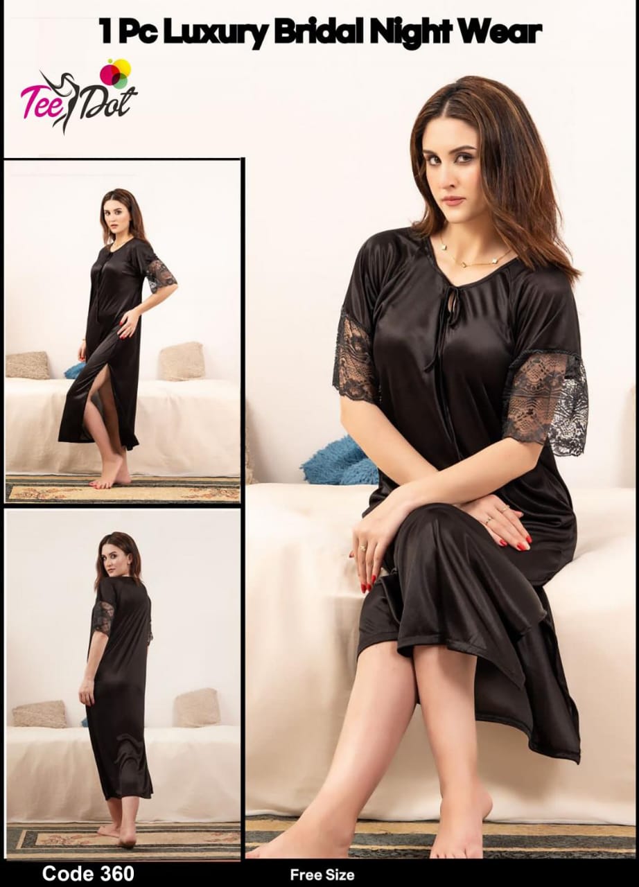 Premium Silk Jersey 1 Piece Nightwear – Soft Sleepwear
