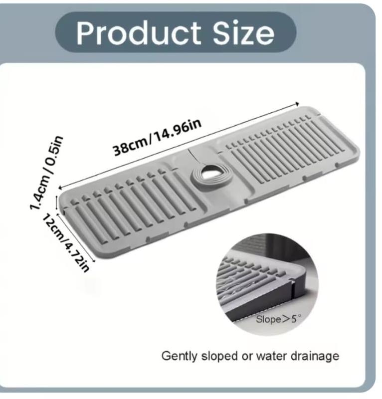 Silicone Sink Mat – Non-Slip Kitchen Sink Protector