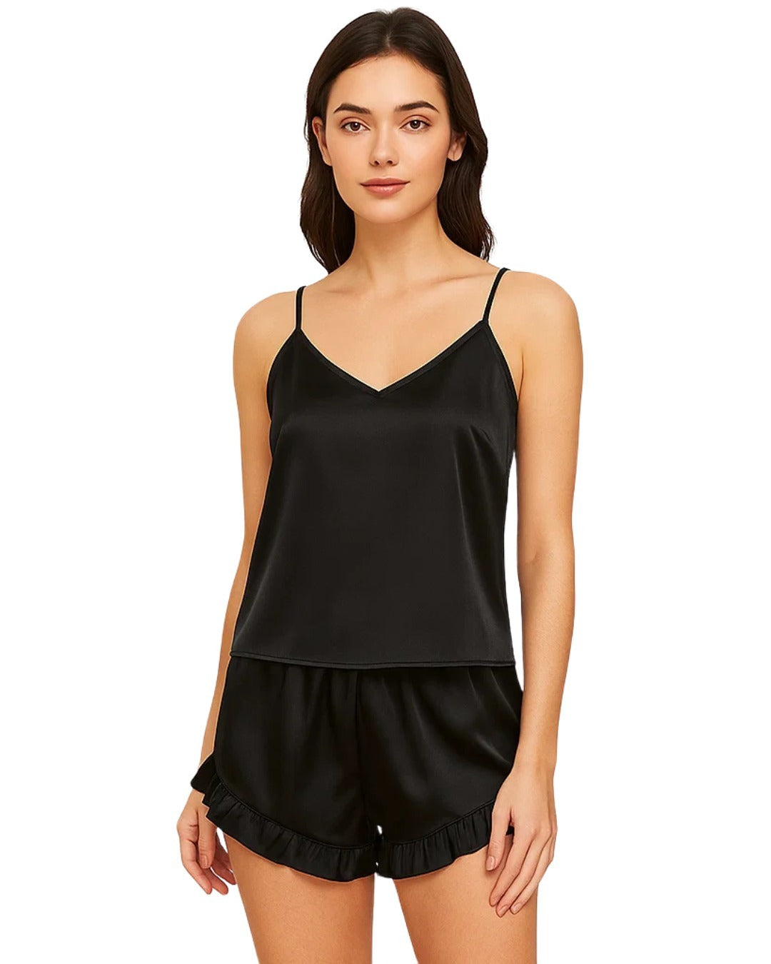 Premium Silk Cami Set – Soft Comfortable Nightwear
