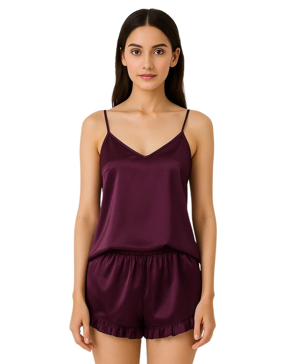 Premium Silk Cami Set – Soft Comfortable Nightwear
