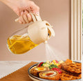 Premium 580ml Oil Dispenser Bottle – Kitchen Oil Jug with Easy Pour Spout