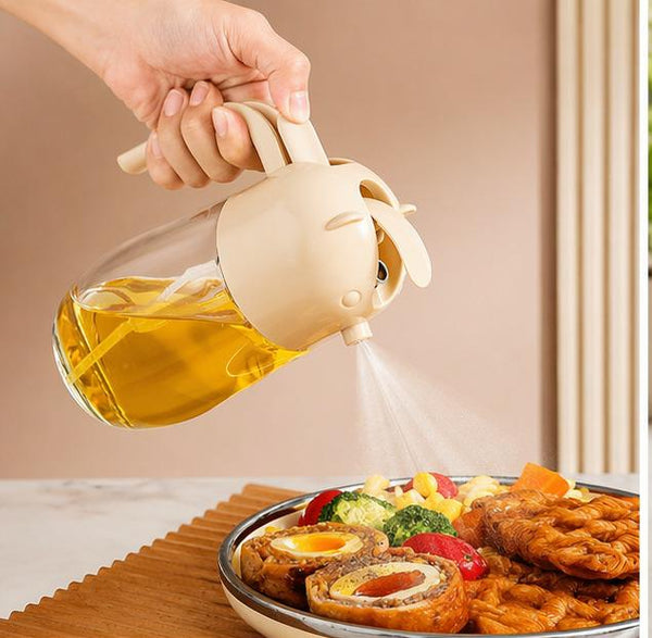 Premium 580ml Oil Dispenser Bottle – Kitchen Oil Jug with Easy Pour Spout