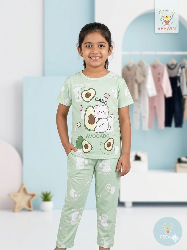 Kids Nightwear Set – Imported Model Cotton Sleepwear for Baby