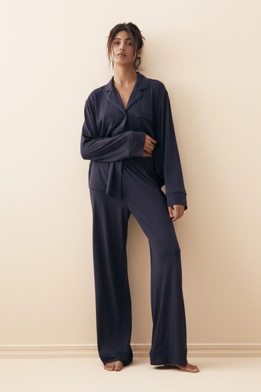 Soft Linen Nightwear Set – Premium Turkish Sleepwear