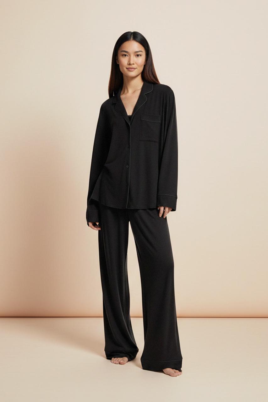 Soft Linen Nightwear Set – Premium Turkish Sleepwear