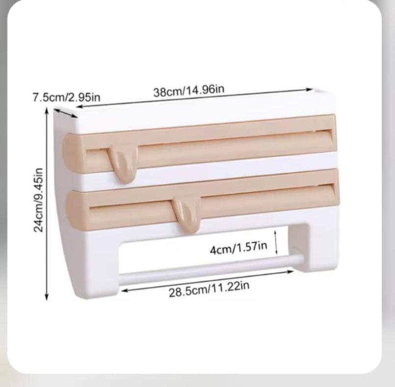 4 in 1 Paper Dispenser Kitchen & Bathroom Tissue Holder
