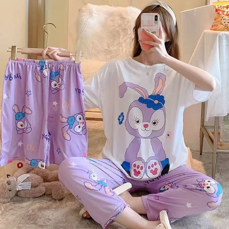 Imported 3 Piece Nightwear Set – Malai Cotton Premium Quality (Free Size)