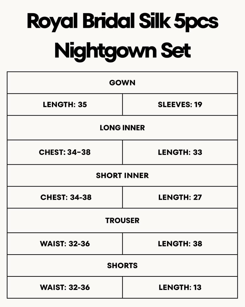 5 Pcs Silk Satin Pajama Set – Lace Cami Top Nightgown Robe Sleepwear
