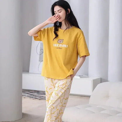 Dream Bear Printed Night Suit