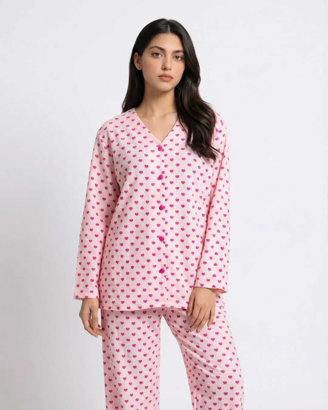 Summer Crinkled Pajama Suit – Love Checks