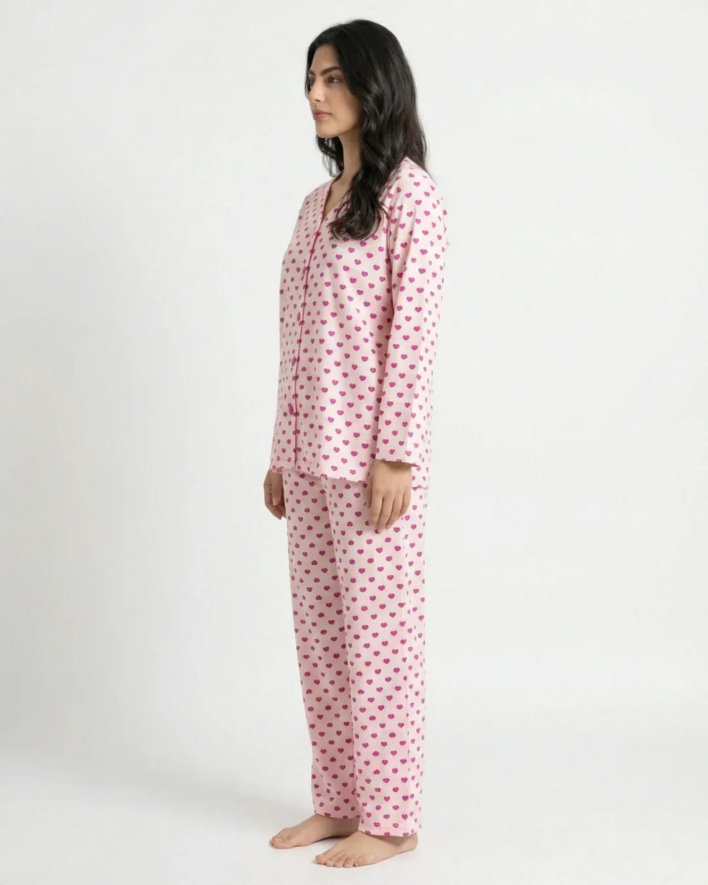 Summer Crinkled Pajama Suit – Love Checks