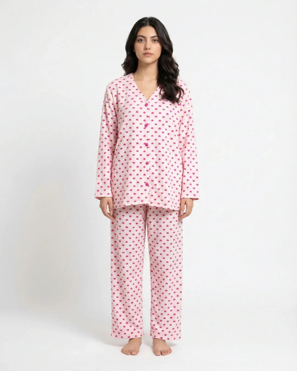 Summer Crinkled Pajama Suit – Love Checks