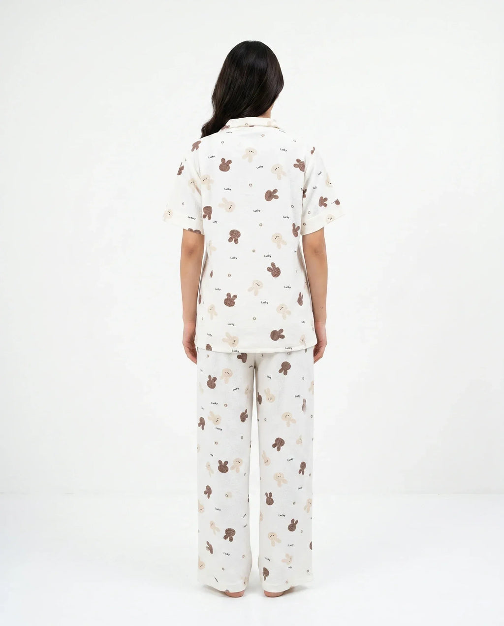 Summer Crinkled Pajama Suit – Little Teddy