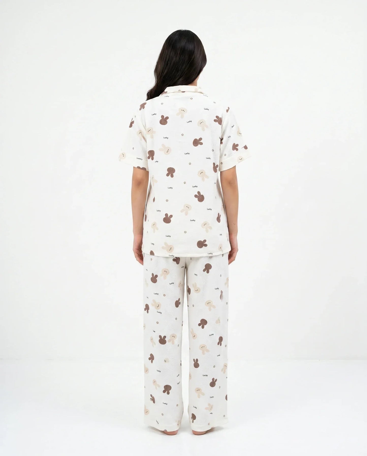 Summer Crinkled Pajama Suit – Little Teddy