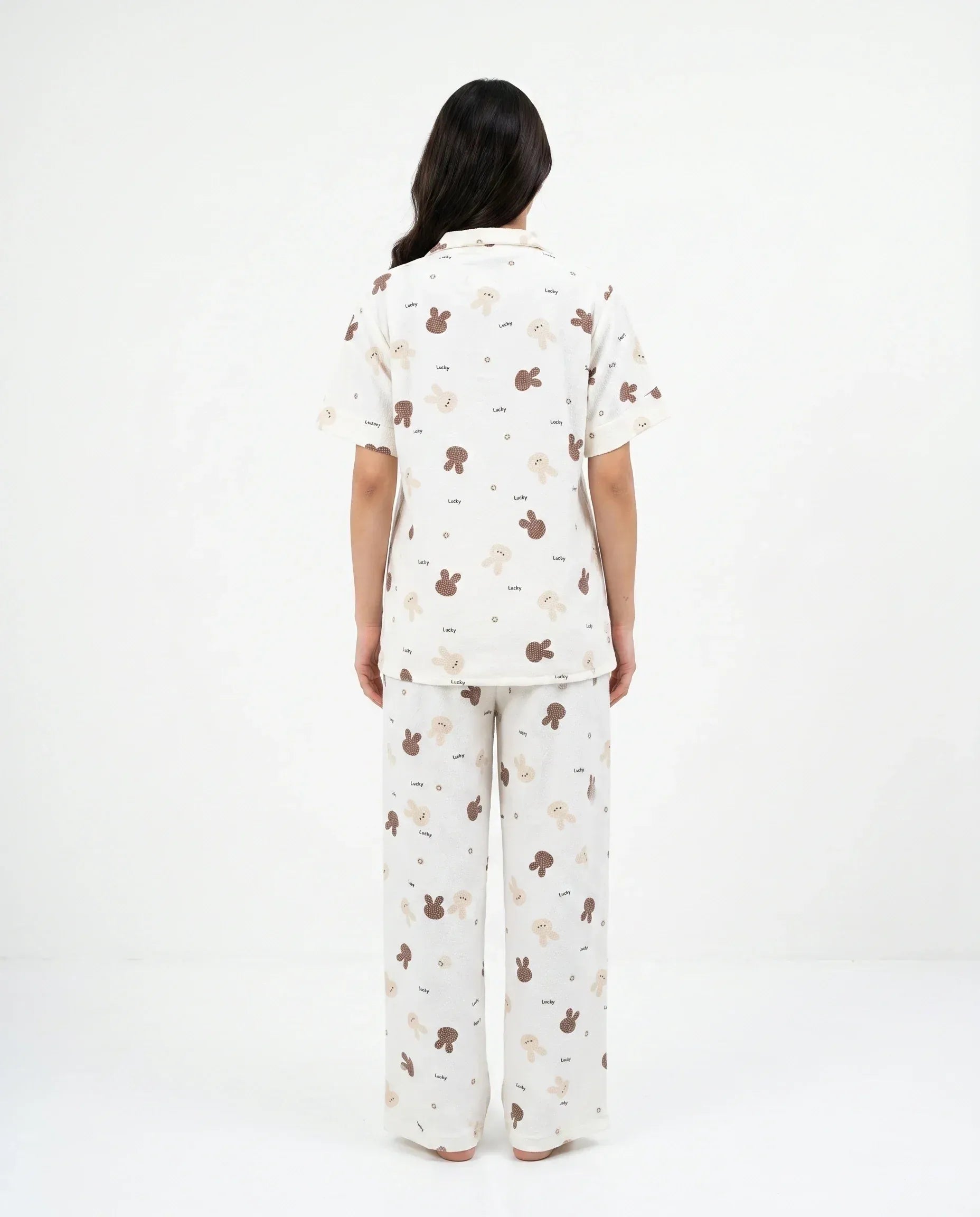 Summer Crinkled Pajama Suit – Little Teddy