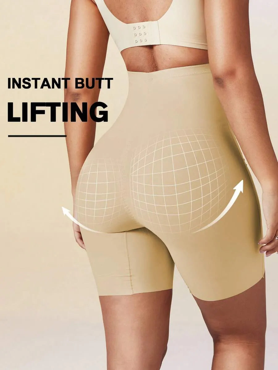 Women High Waist Shaping Shorts – Seamless Tummy Control & Butt Lifting Shapewear