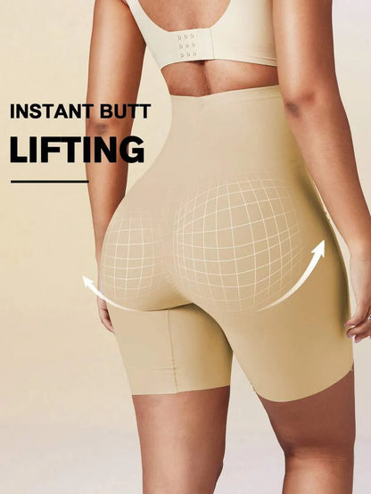 Women High Waist Shaping Shorts – Seamless Tummy Control & Butt Lifting Shapewear