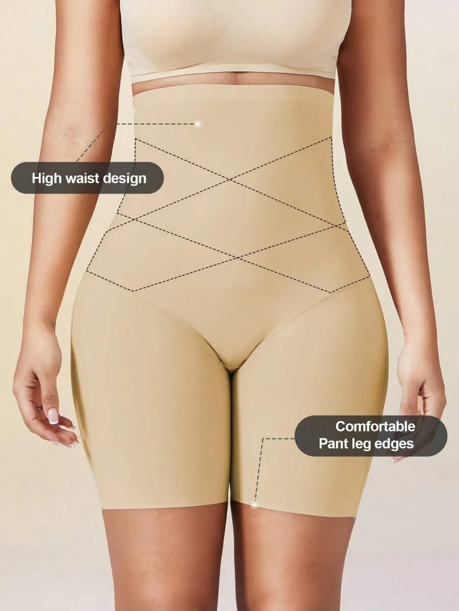 Women High Waist Shaping Shorts – Seamless Tummy Control & Butt Lifting Shapewear