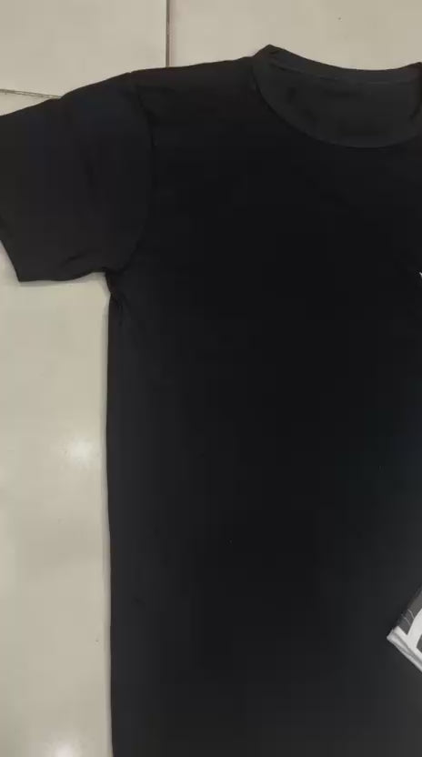 No Problem Print Jersey Night Suit